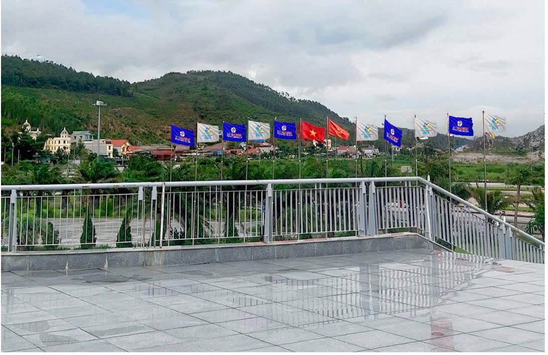 In cờ công ty sự kiện giúp quảng bá thương hiệu hiệu quả.