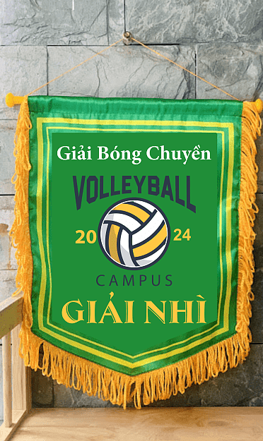 Mẫu Cờ Lưu Niệm Bóng Chuyền Đẹp - INCONI 3 094220 co bong chuyen