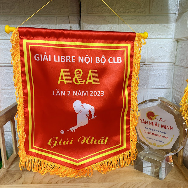Cờ lưu niệm giải bida - INCONI