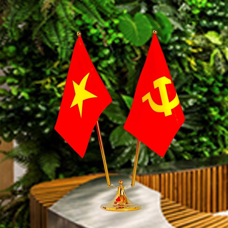 Cờ Tổ Quốc để bàn – Xưởng in cờ INCONI