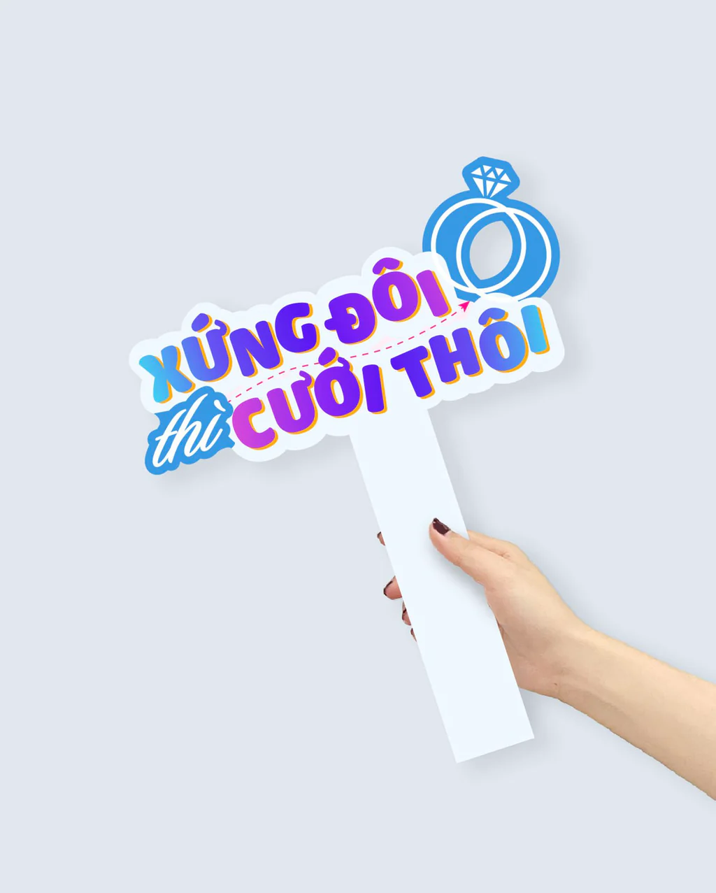 In Bảng Hashtag Cầm Tay - Xưởng in cờ INCONI 2 In bảng hashtag cầm tay - INCONI