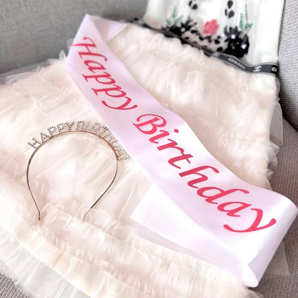  sash sinh nhật đang phổ biến hiện nay