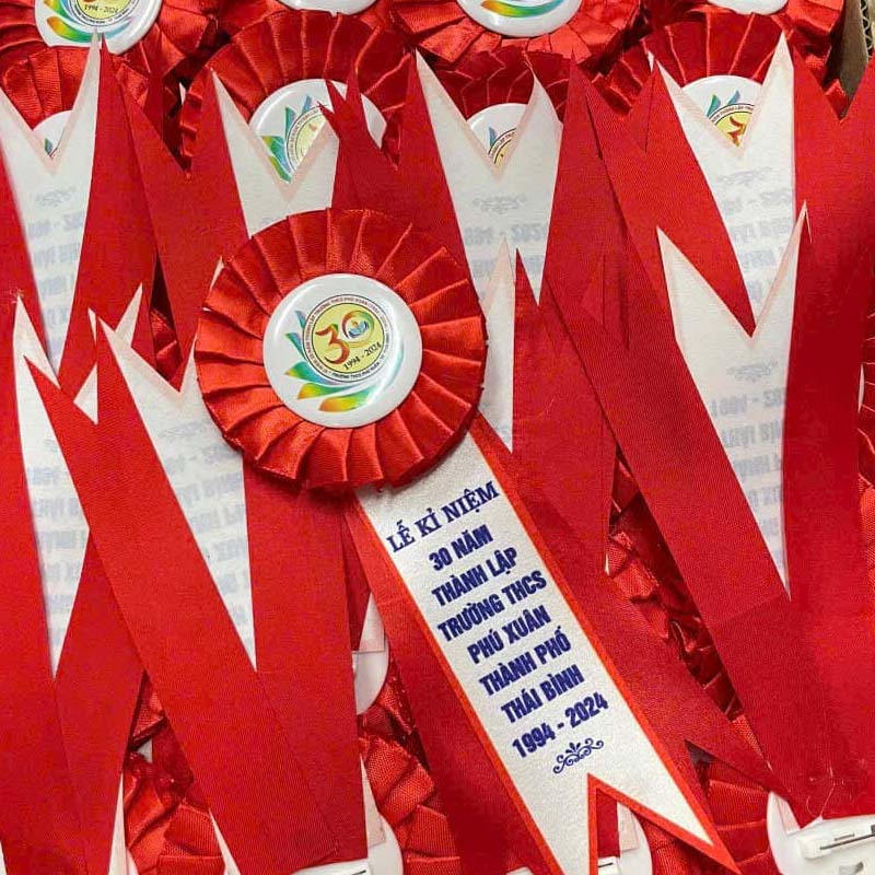 Hoa cài áo suit - xưởng in  cờ INCONI sản xuất trực tiếp giá rẻ