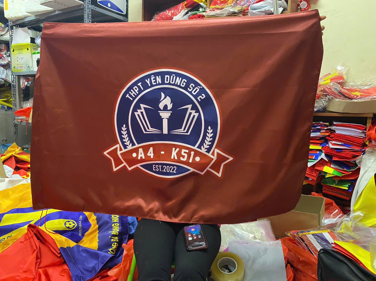 In cờ lớp theo yêu cầu 4 In cờ lớp theo yêu cầu- INCONI