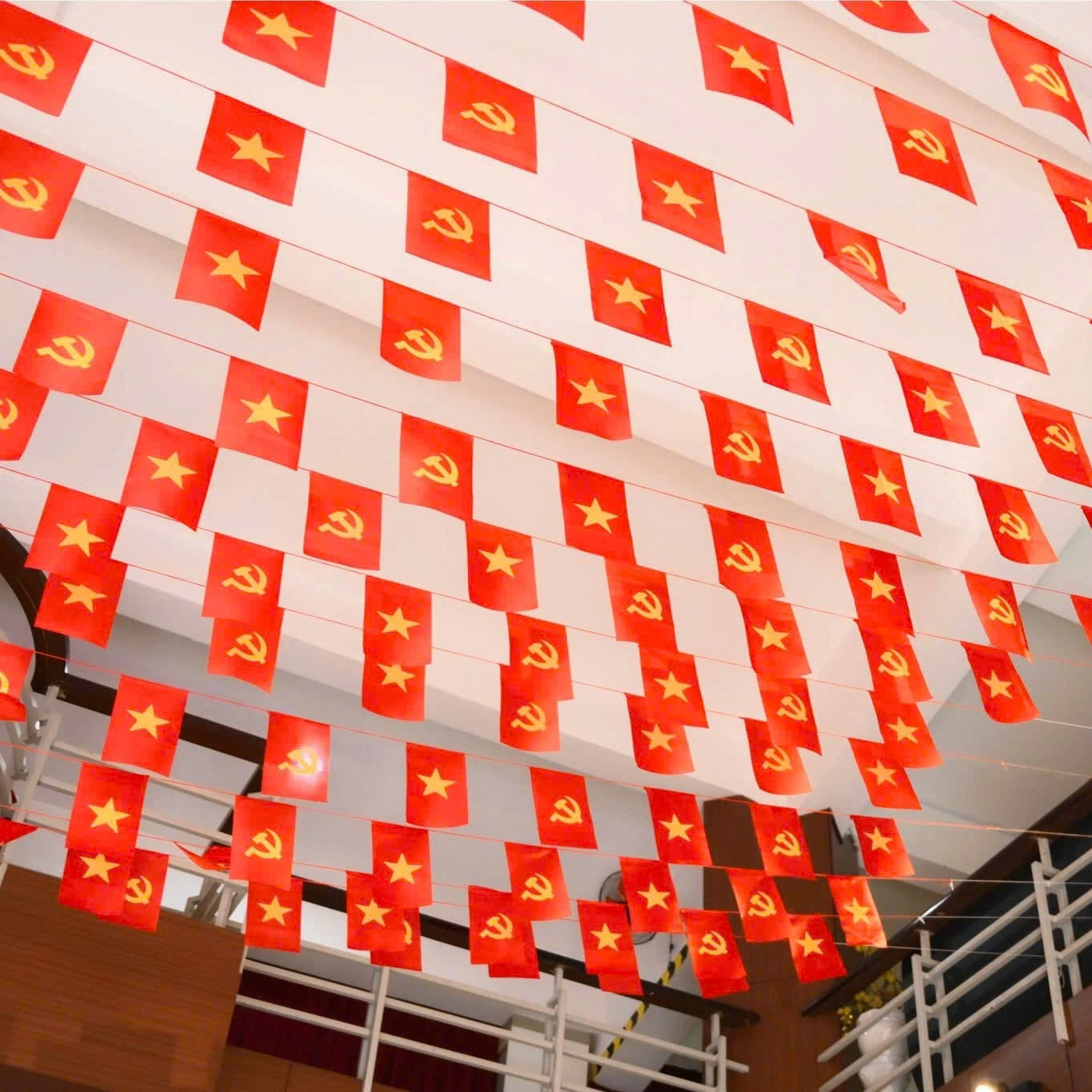 co day to quoc dang vai phi 10m 2