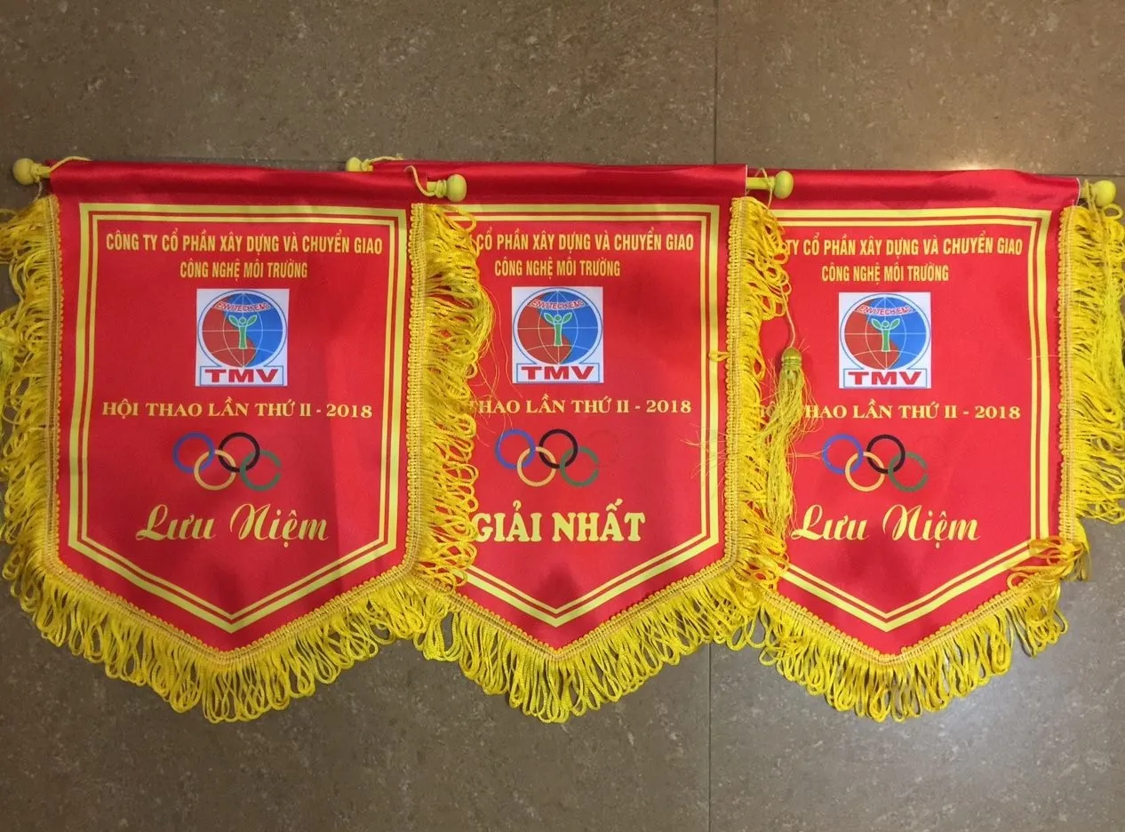 Cờ lưu niệm bóng đá vector - INCONI