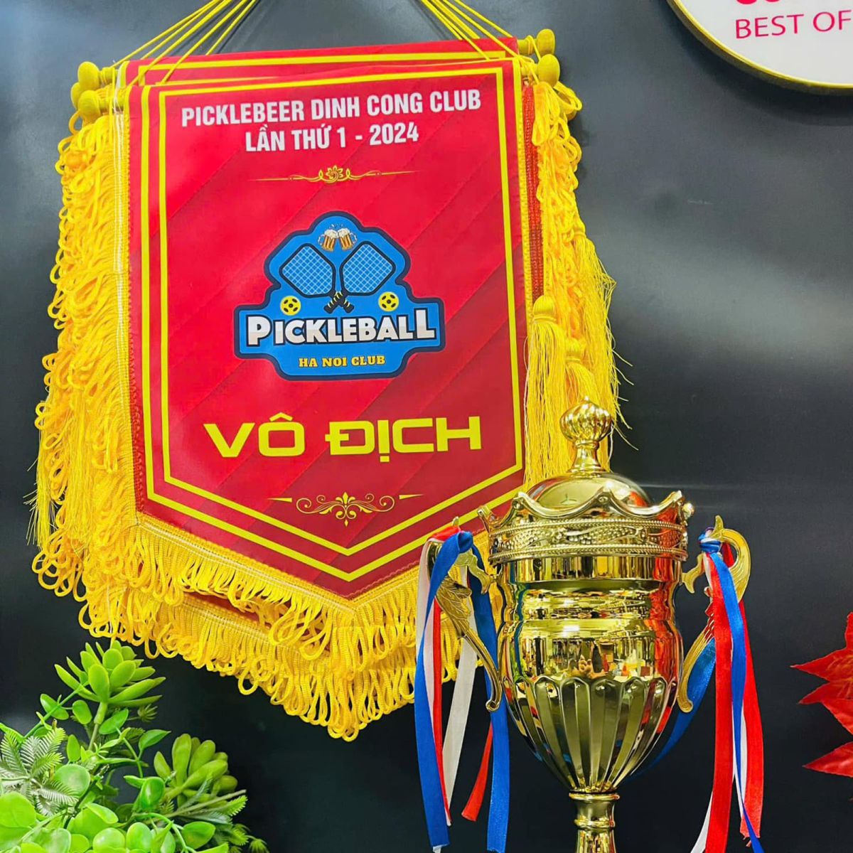 Cờ lưu niệm giải pickleball - INCONI