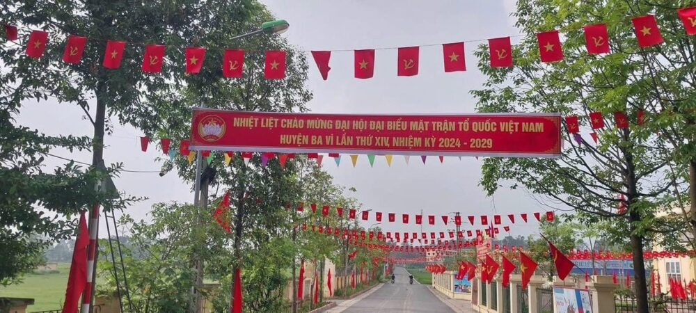 Cờ dây Đảng – Tổ Quốc – Xưởng in cờ INCONI tại Hà Nội