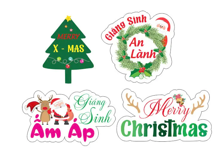 Hashtag cầm tay giáng sinh - INCONI