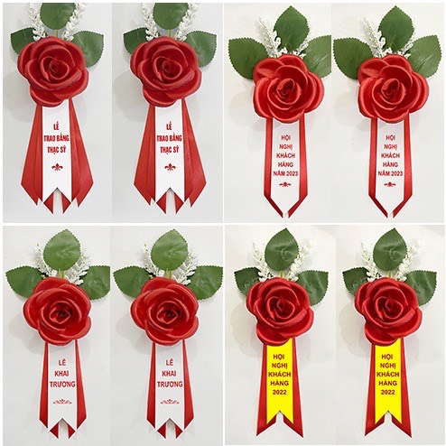 Hoa Vải Cài Áo Cao Cấp - INCONI 5 Hoa vải cài áo cao cấp - INCONI