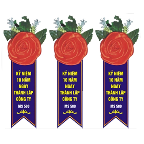 Kích Thước Hoa Cài Áo Đại Biểu 4 Kích thước hoa cài áo đại biểu - xưởng INCONI sản xuất hoa cài áo giá rẻ