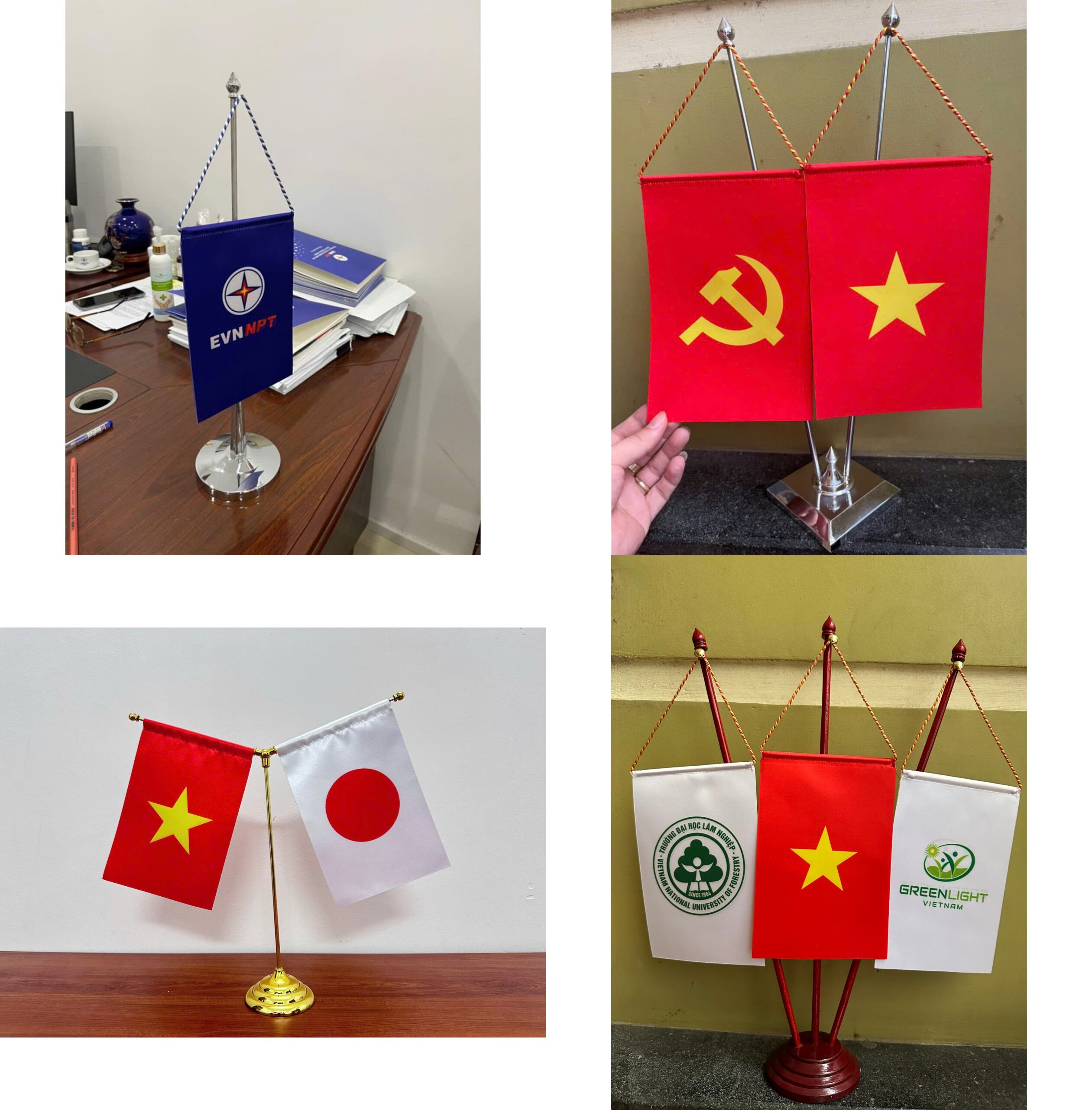 In cờ để bàn làm việc- đa dạng mẫu mã