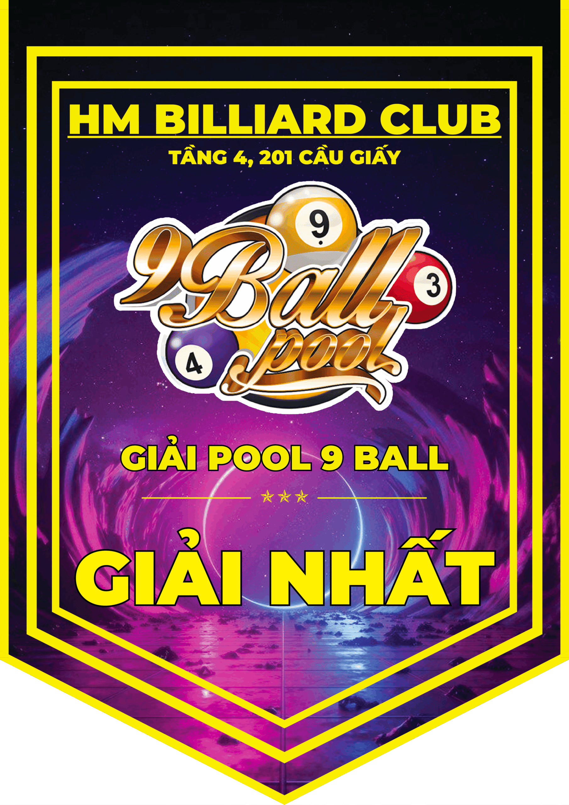 Cờ lưu niệm giải pickleball - INCONI