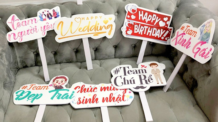 Hashtag Cầm Tay Cưới – Xưởng in INCONI Hà Nội