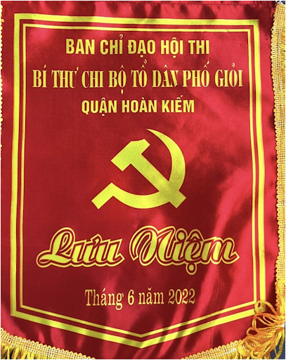 Cờ Lưu Niệm Hội Thi Bí Thư Chi Bộ Giỏi