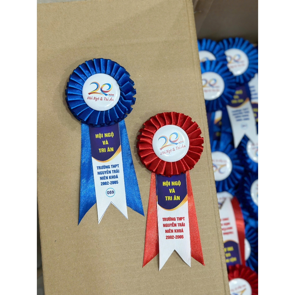 Hoa cài áo ruy băng - xưởng INCONI sản xuất trực tiếp giá rẻ