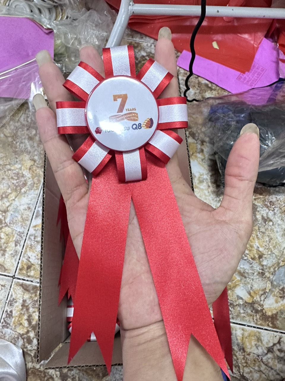 Hoa Cài Áo Bằng Vải - INCONI 4 Hoa cài áo bằng vải giá rẻ - INCONI