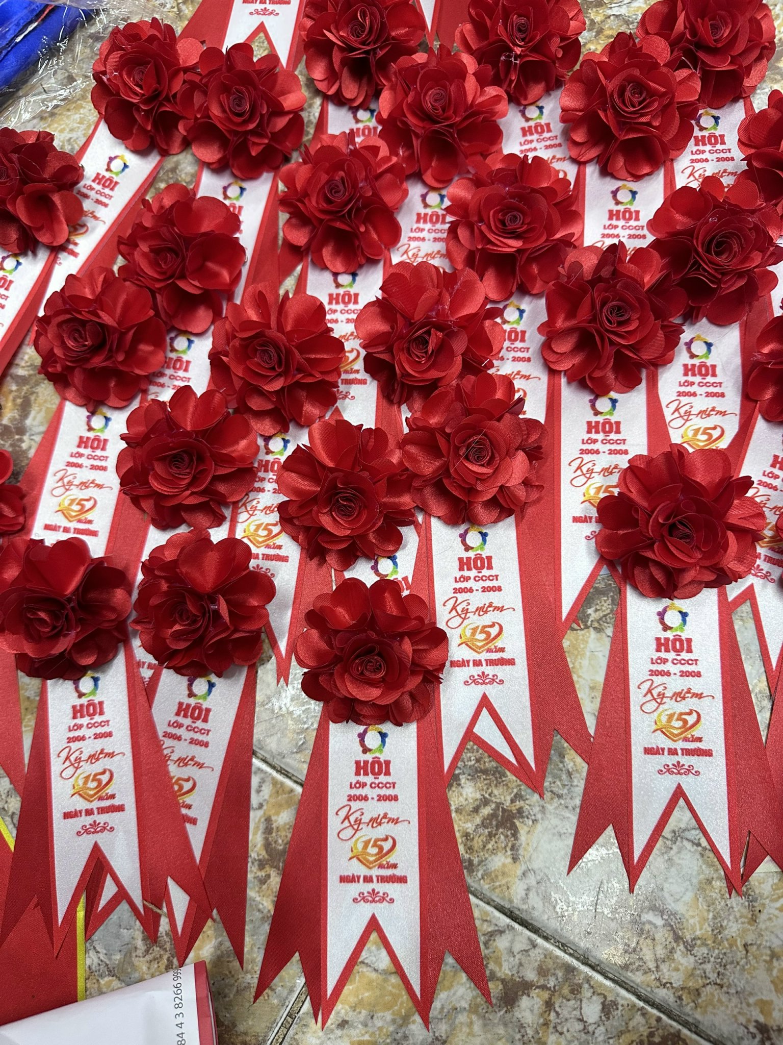 Làm hoa cài áo bằng vải giá rẻ - INCONI