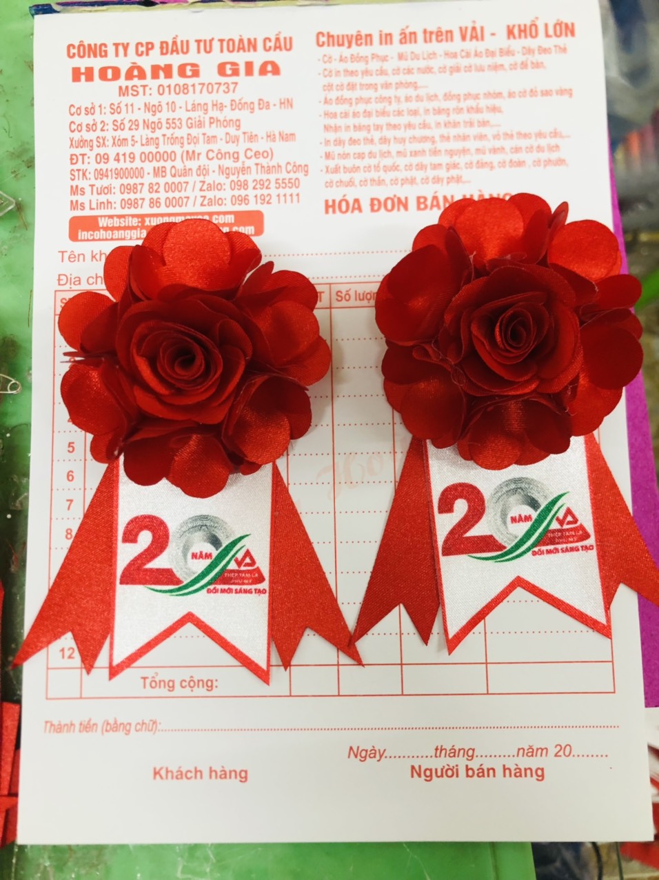 Hoa cài trên áo giá rẻ - INCONI