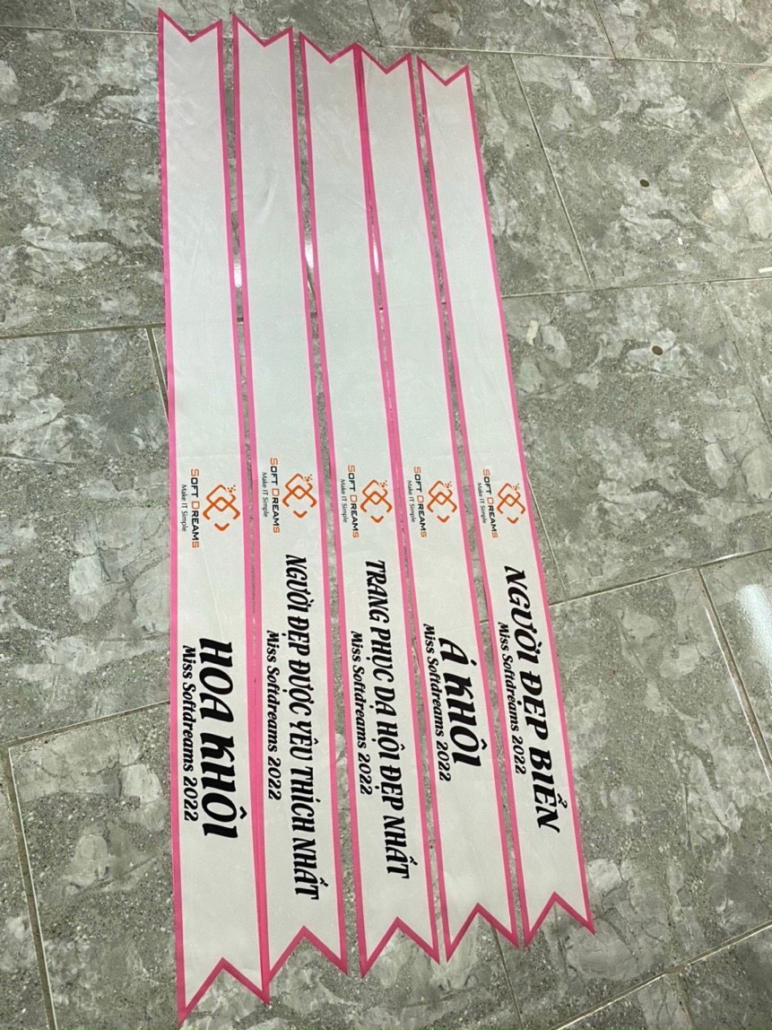 Xưởng in sash – INCONI uy tín tạo niềm tin