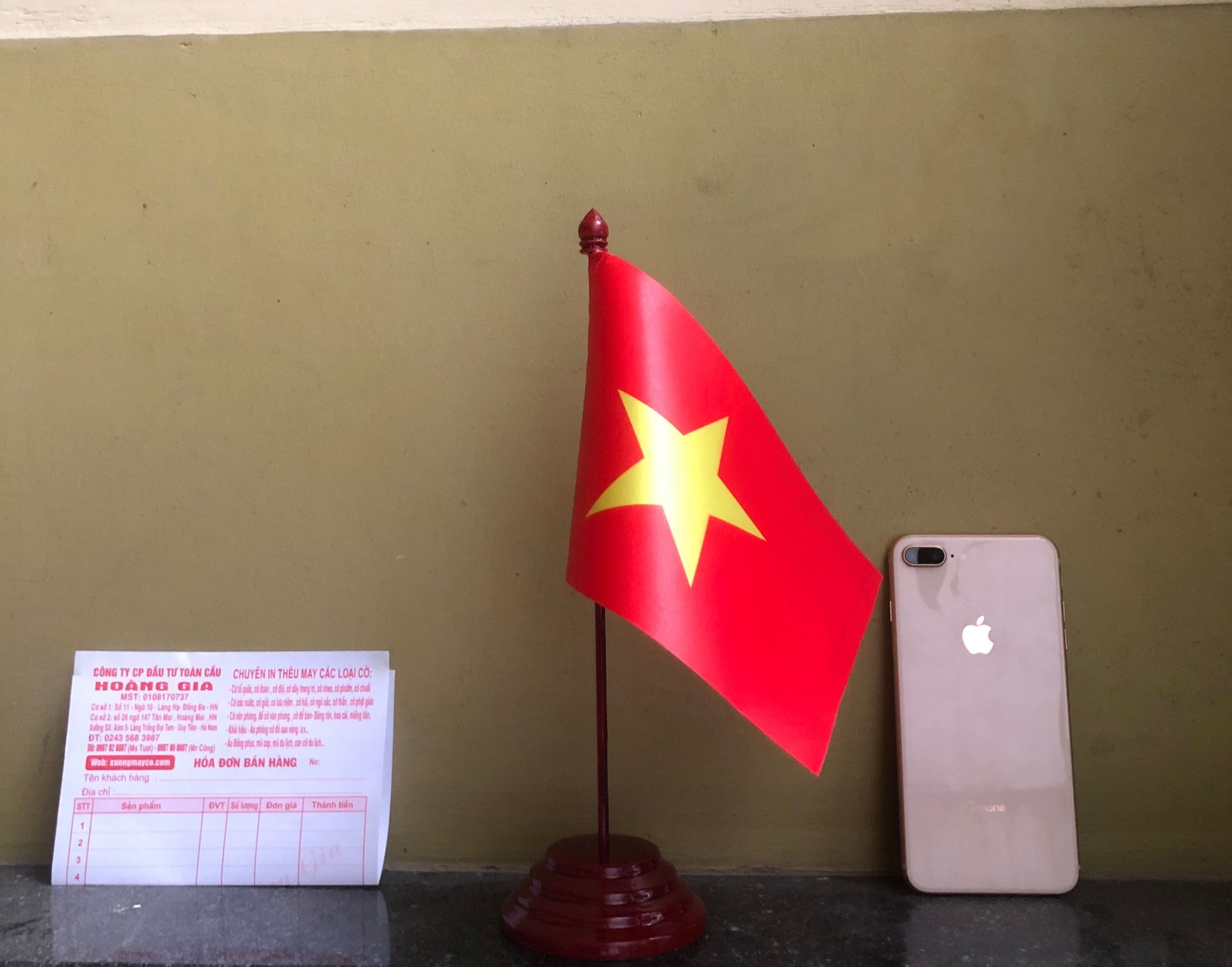 Cờ Mini Để Bàn Cao Cấp Tại INCONI