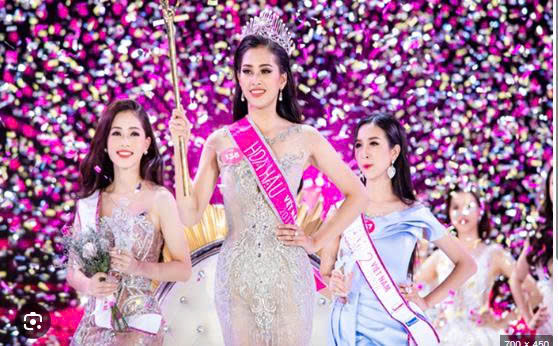 Dải băng hoa hậu - xưởng INCONI sản xuất