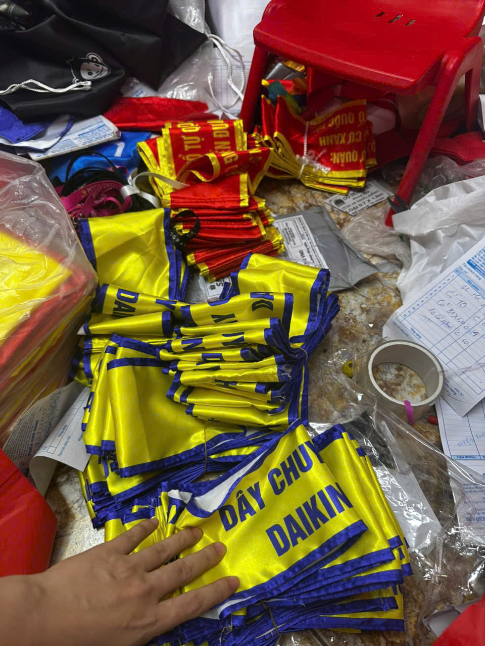 In Băng Rôn Đeo Tay - Xưởng In INCONI 2 In băng rôn đeo tay giá rẻ tại INCONI Hà Nội