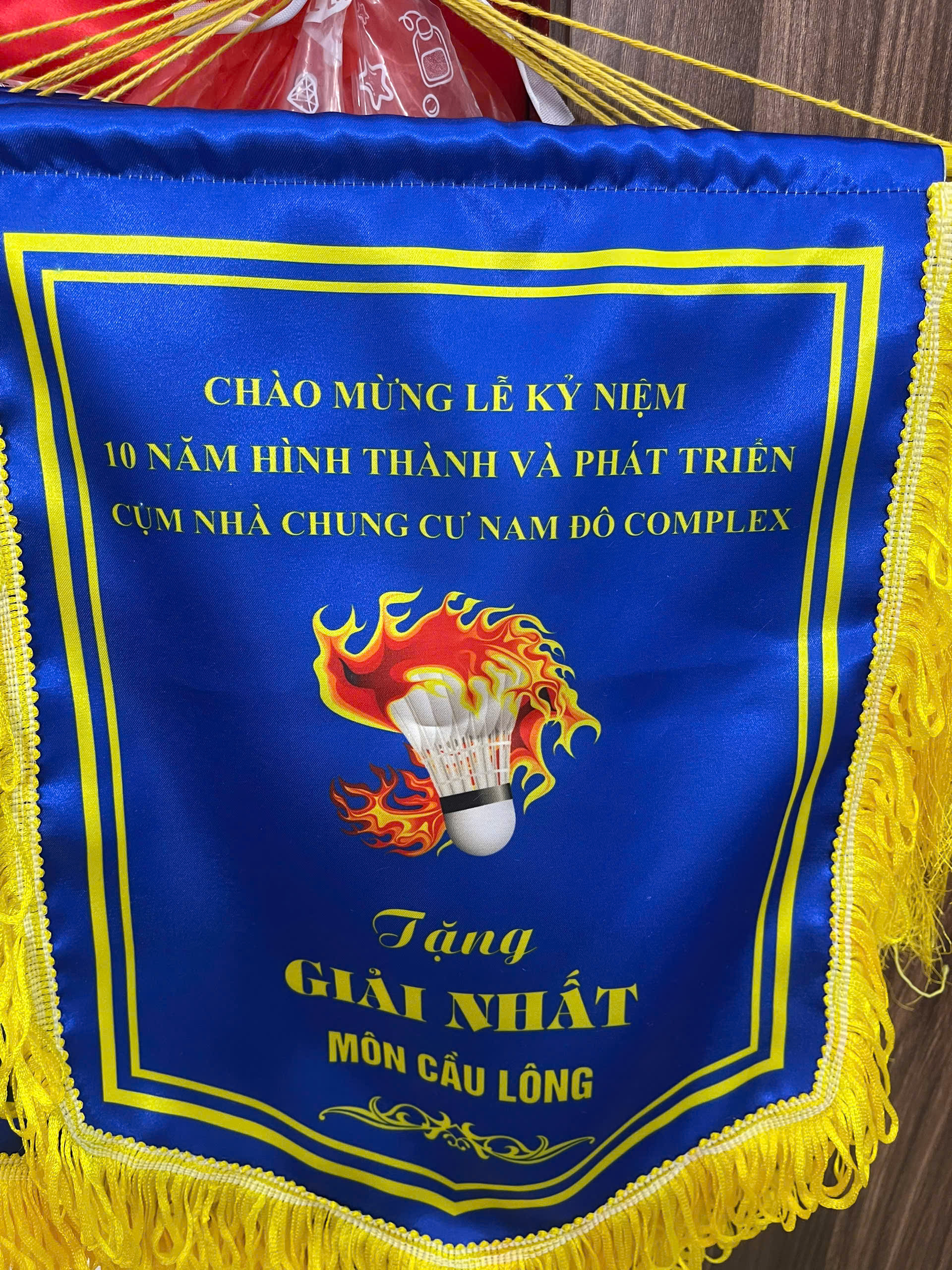 Cờ Lưu Niệm Bóng Bàn - Xưởng In Cờ INCONI 5 Cờ lưu niệm bóng bàn - INCONI