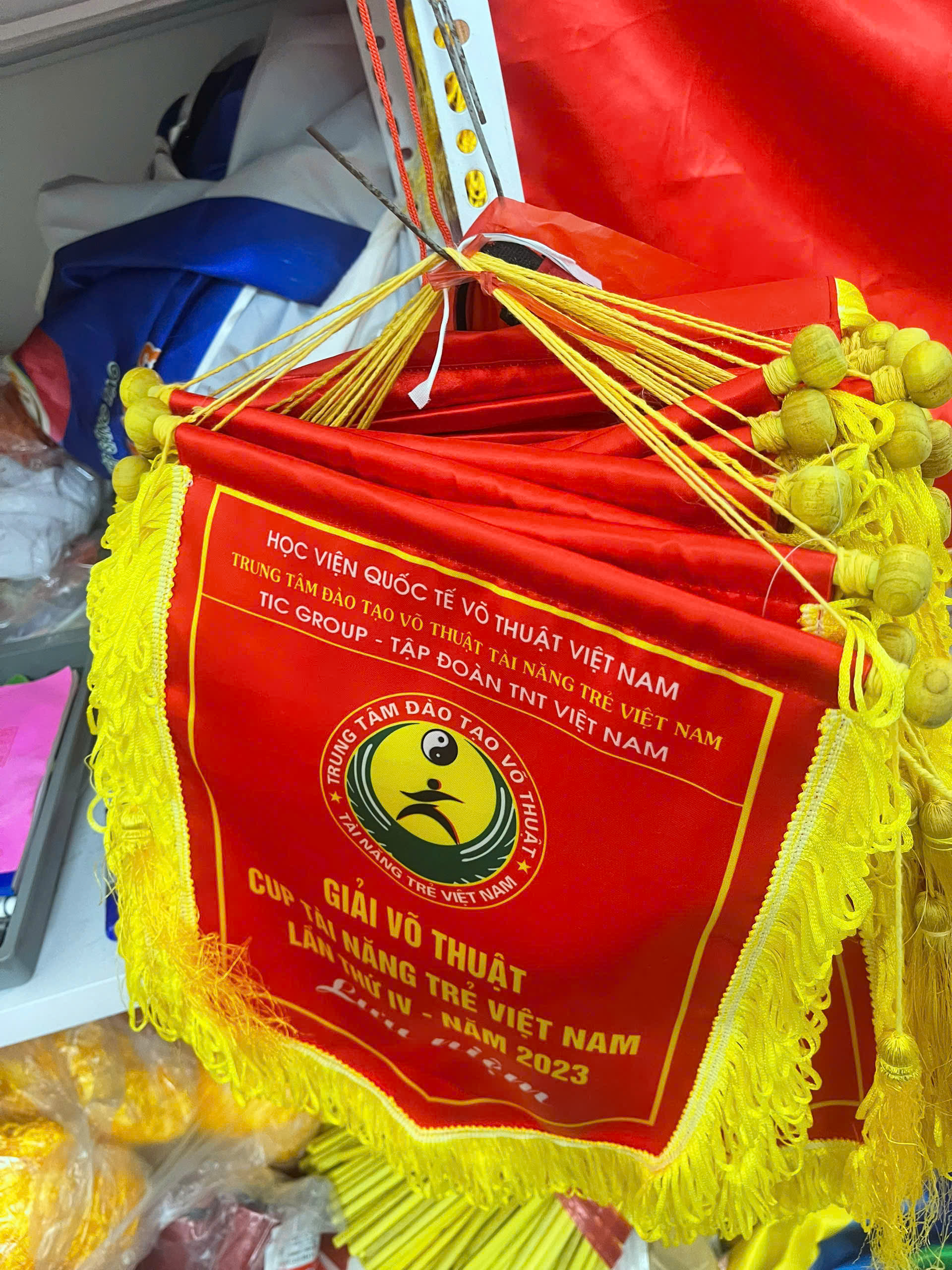 Cờ Lưu Niệm Đại Hội Thể Dục Thể Thao 2 Cờ lưu niệm đại hội thể dục thể thao - INCONI