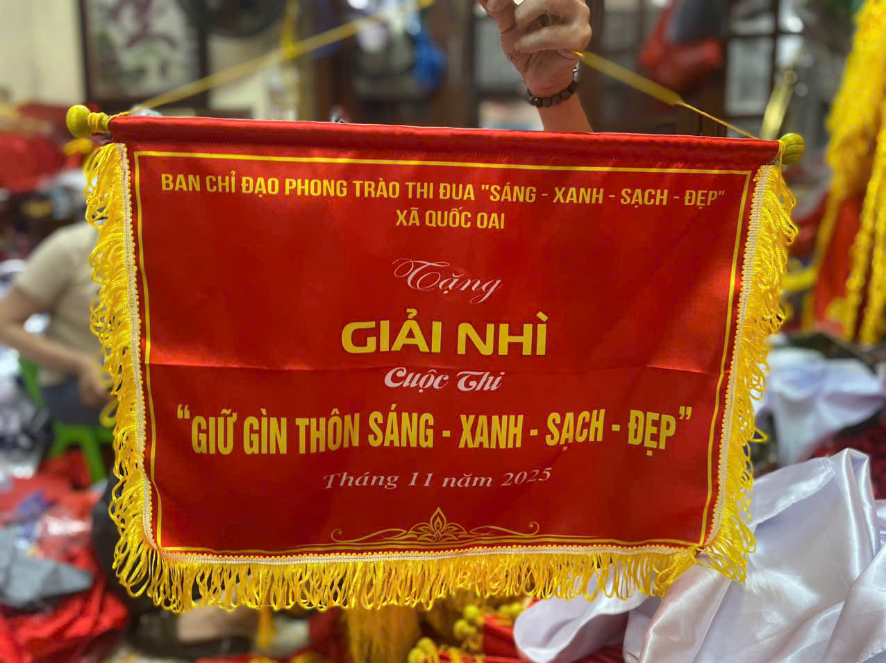 Mẫu cờ lưu niệm thể dục thể thao - INCONI