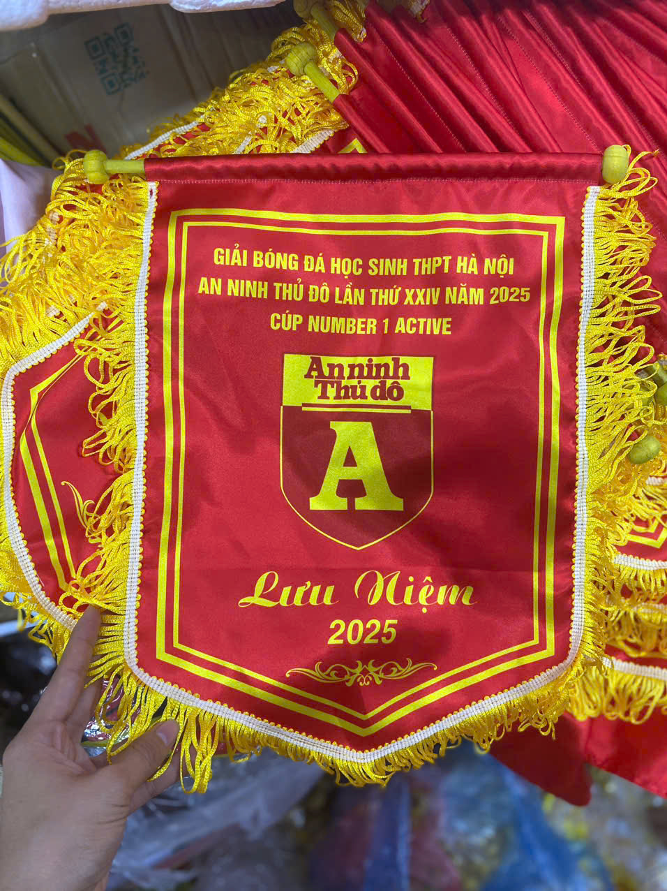 Cờ lưu niệm bóng chuyền hơi - INCONI