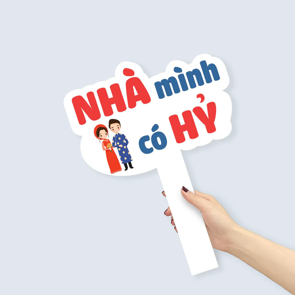 Hashtag cầm tay đám cưới hài hước - INCONI