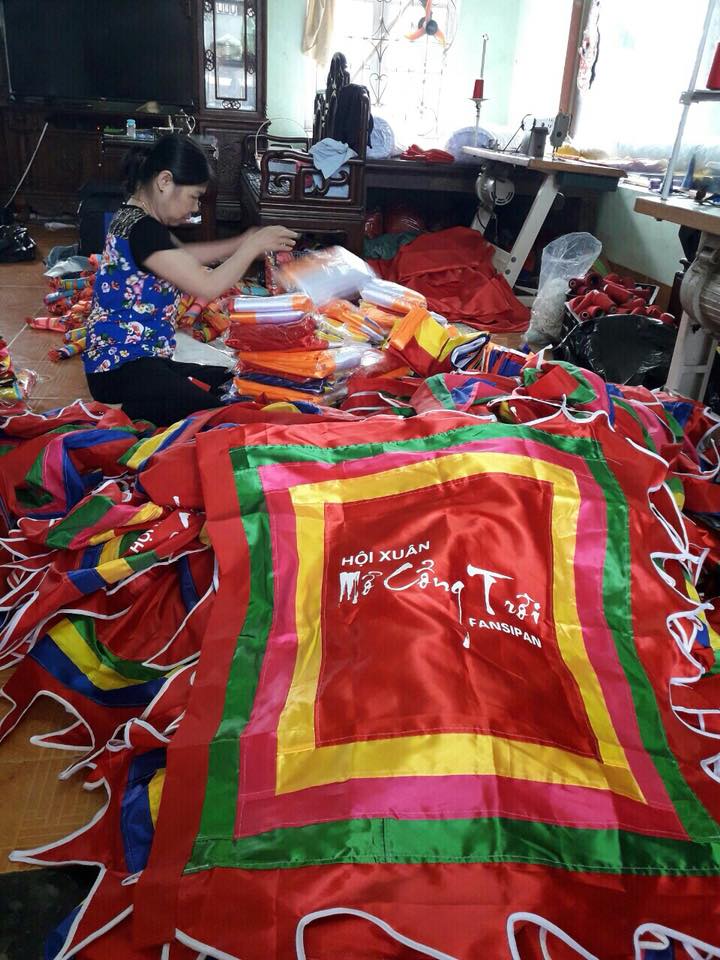 Cờ thần dùng trong nghi lễ tâm linh - INCONI