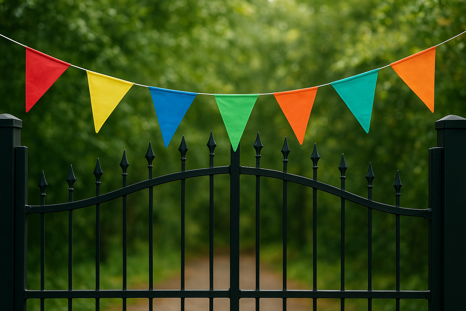 Cờ Dây Tam Giác Treo Cổng – Xưởng In Cờ INCONI Hà Nội