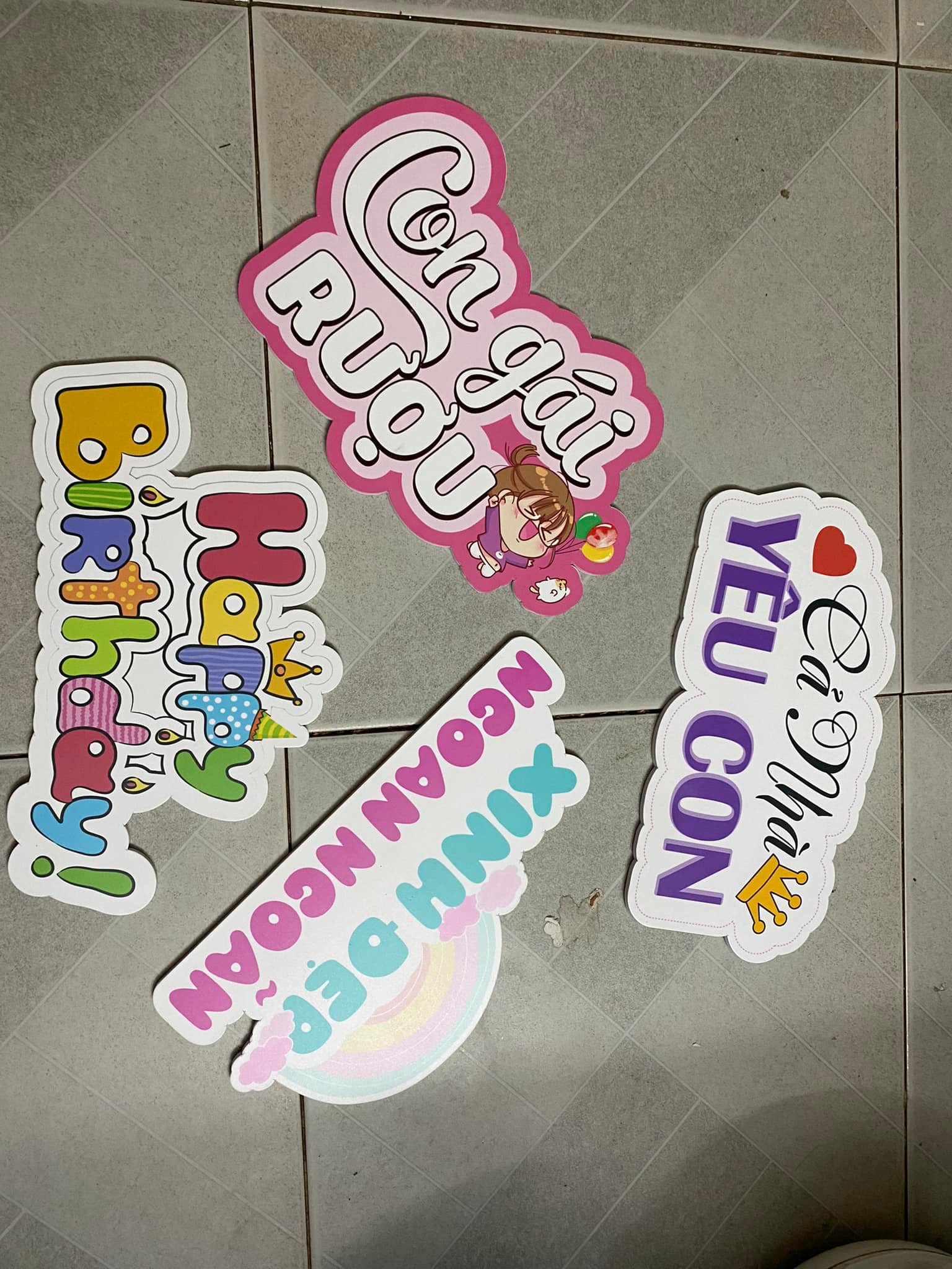 Hashtag Đầy Tháng - Xưởng In INCONI Hà Nội Chất Lượng Cao 5 Hashtag đầy tháng - INCONI