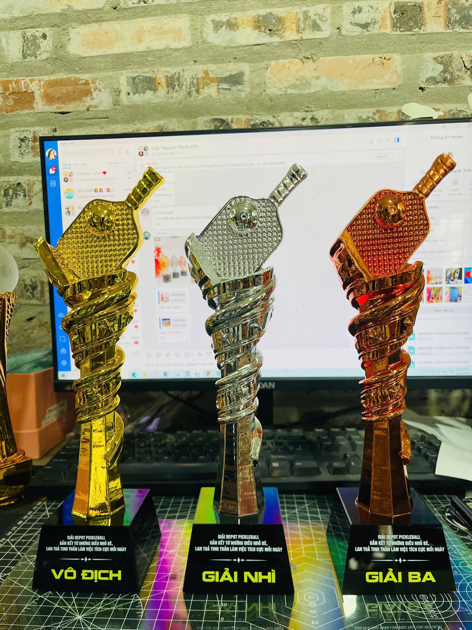 Làm Cúp Lưu Niệm Đà Nẵng – Xưởng INCONI