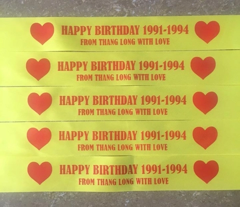 Băng rôn đeo đầu in chữ - INCONI