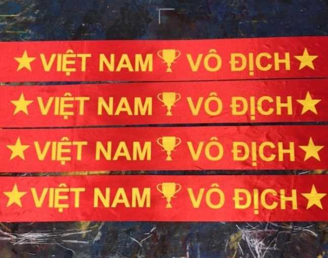 Băng rôn đeo đầu đỏ sao vàng - INCONI