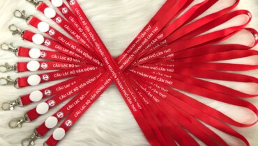 In dây đeo thẻ giá rẻ – Xưởng in sash INCONI tại Hà Nội