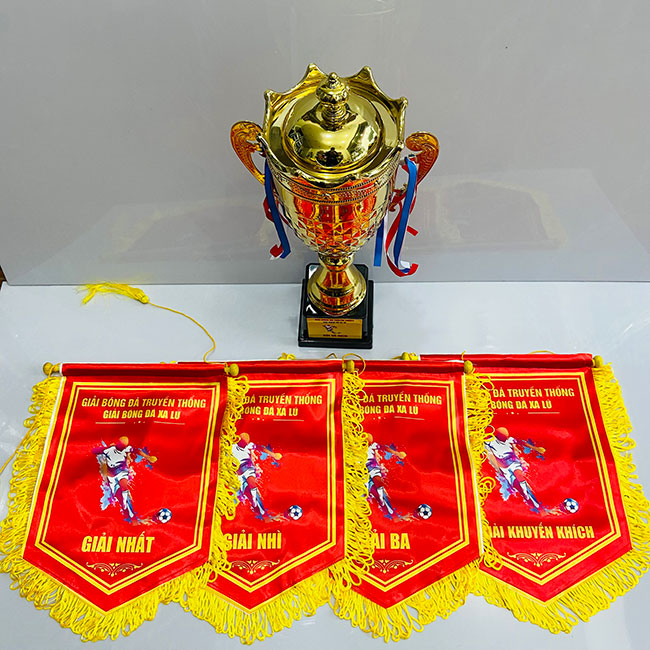 Bán Cúp Cờ Lưu Niệm - Xưởng INCONI Hà Nội 2 Bán cúp và cờ lưu niệm - INCONI