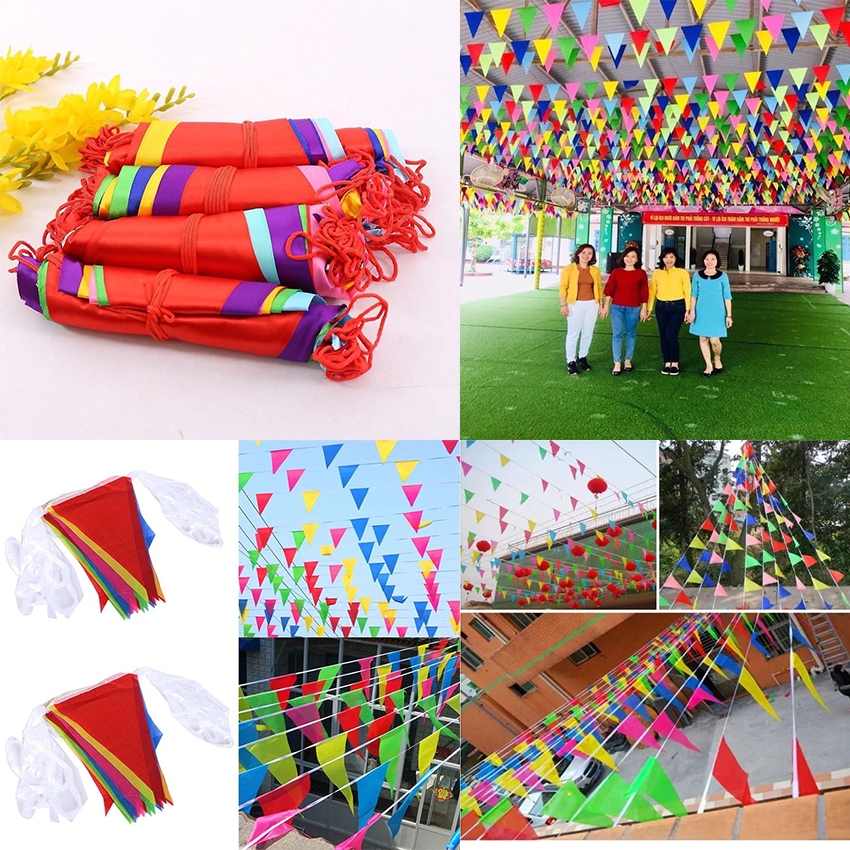 Xưởng May Cờ Dây Tam Giác – Xưởng In Cờ INCONI Hà Nội