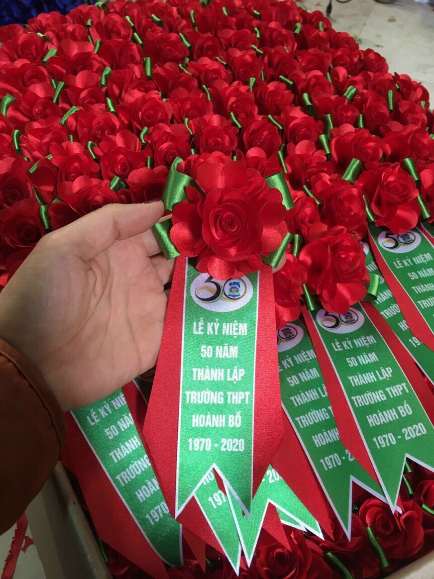 Hoa cài áo đại biểu nữ - INCONI