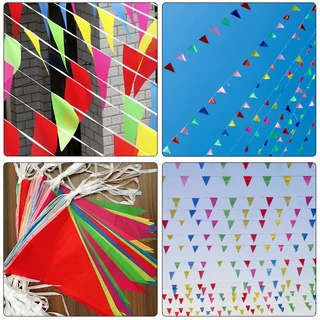 Cờ dây tam giác 5m – Xưởng in cờ INCONI tại Hà Nội