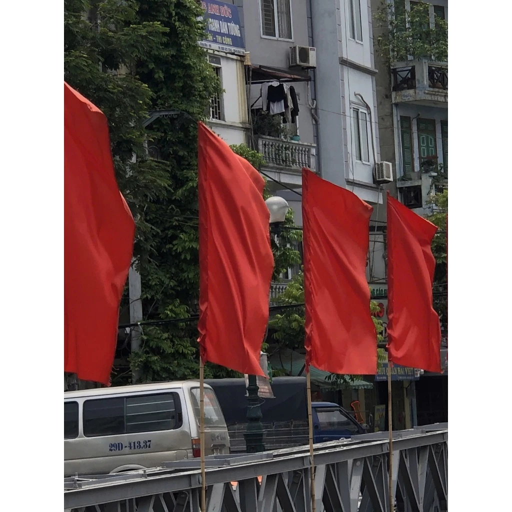 Cờ Hồng Kỳ Cỡ Lớn - Xưởng Cờ INCONI 3 Cờ Hồng Kỳ Cỡ Lớn - INCONI