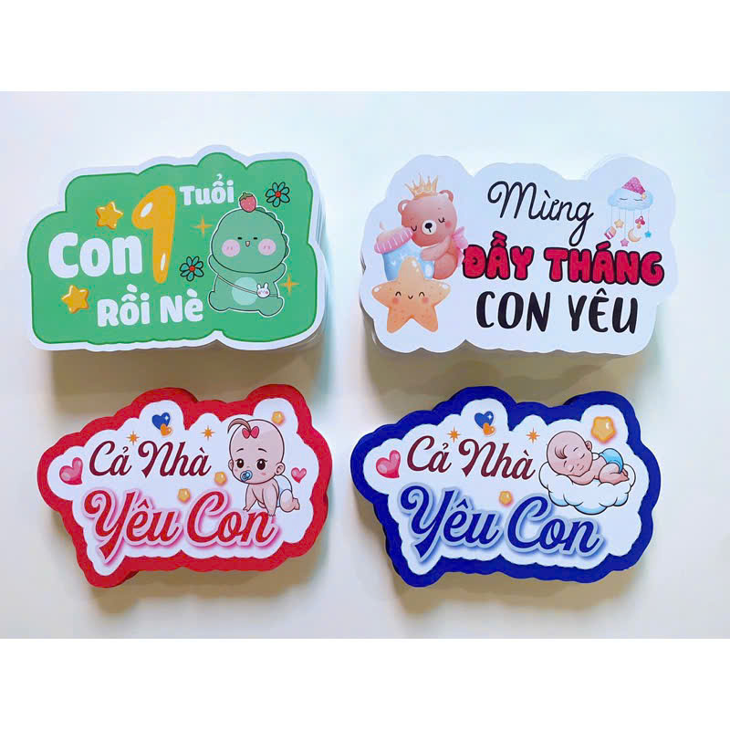 Hashtag Cầm Tay Đầy Tháng - INCONI Giá Rẻ Tại Hà Nội 3 Hashtag cầm tay đầy tháng - INCONI