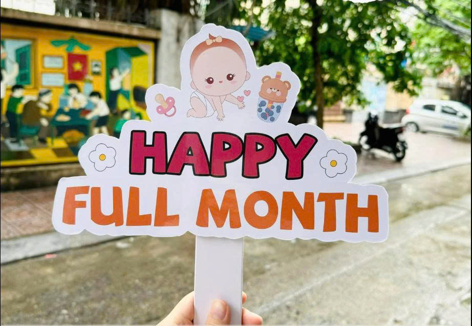 Hashtag Đầy Tháng - Xưởng In INCONI Hà Nội Chất Lượng Cao 3 Hashtag đầy tháng - INCONI